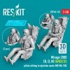 RESKIT RSF48-0148 Mirage 2000 (B, D, N) (GREECE) pilots sitting in ejection seats MB Mk.10Q (2 pcs) (3D Printed) (1/48)